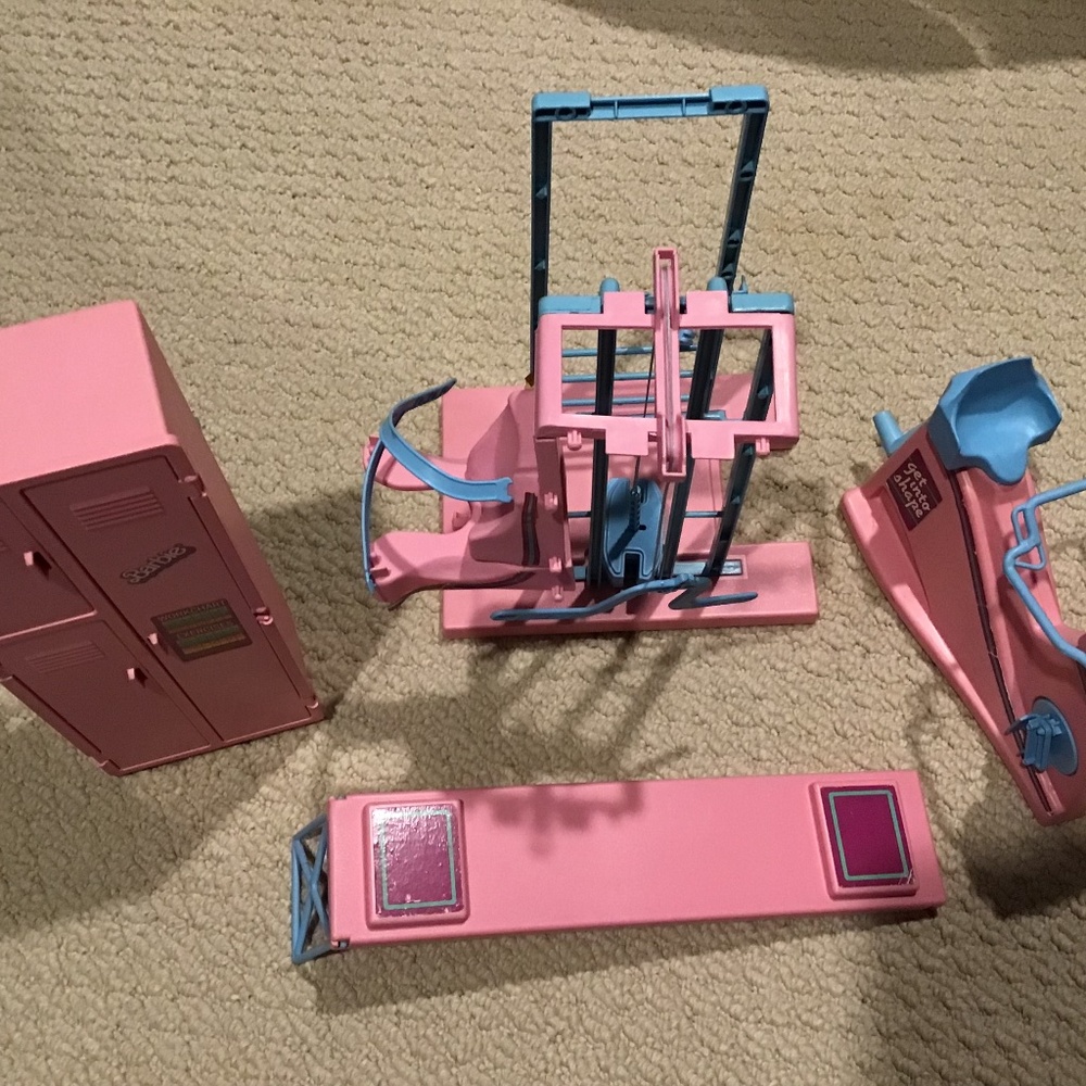 Barbie Vintage Workout set toys